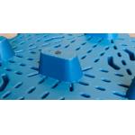 Customization 1100*1100 Mm LDPE Blow Molding Plastic Pallets Single Faced