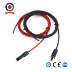 6mm2 Solar Adaptor DC Extension Cable With Double Ends Connector for sale