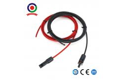 China 6mm2 Solar Adaptor DC Extension Cable With Double Ends Connector supplier