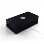 Luxurious Black Gold Stamping  Recycled Paper Box for Clothes and Cosmetics for sale