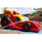 Durable PVC Inflatable Car Dry Slides Toys Commercial Inflatable Slide for sale