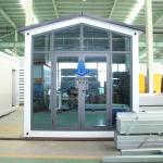 Unique Triangular Spire Design Detachable Container House Better Drainage Performance for sale