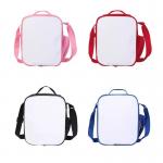 Custom Logo Sublimation Blank Insulated Lunch Tote Bag With Strap Heat Transfer Lunch Crossbody Bag Blanks for sale