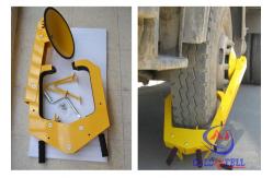 China OEM custom logo trailer wheel lock cutting and drilling resistant supplier