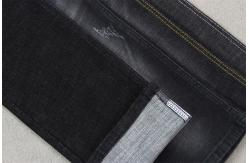 China Sanforizing Crosshatch Denim Fabric Slub Full Stretch 160cm 10.3 Once Black supplier