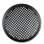                  Rk Bakeware China Manufacturer-Nonstick Aluminum Pizza Disk with Rim              for sale