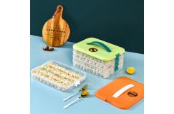 China Food Storage Dumpling Storage Box With Lids Multi Layer supplier