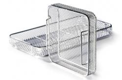 China Non Defrmation Stainless Steel Sterilization Trays Wire Mesh Baskets Easy To Clean supplier