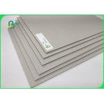 1500GSM Grey Board Made Of Recycled / Waste Paper Unpliant No Harm 2.4MM for sale
