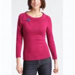 WOMEN'S 4% cashmere/4% angora / 18% cotton/18% lambswool/33% viscose/23% nylon KNITTED SWEATER for sale