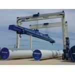 Easy Move Mobile Gantry Cranes Lift Turbine Blades , Wheel Type for sale