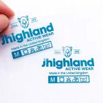 Heat Transfer DTF Label Custom T-Shirt Neck Label Design Logo Name Tag Iron on Transfer for Clothes for sale