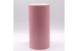 China 1Mil High Temperature Adhesive Label Material Matte Red Permanent Adhesive Polyimide With Glassine supplier