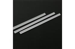 China Extruded Plastic PVC Decorative Strip Profile White supplier