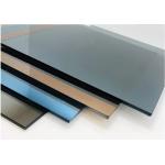 Decorative Reflective Tempered Glass 2-19mm Float Glass With Transmittance