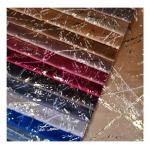 Shrink Resistant Embossed Foil Velvet Fabric Printed Knitted Fabric for sale