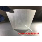 Fan Shaped Sapphire Material Window Sector Sapphire Glass Optical Grade for sale