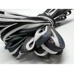 Silver Polyester Reflective Piping Rolls Visibility Heat Activated Adhesive Washable Up To 50 Cycles for sale