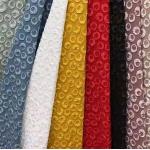 190-200gsm Stretch Embossed Jacquard Fabric Polyester Upholstery Material for sale