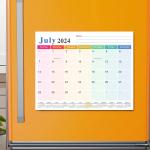 Paper Monthly View Layout Custom Wall Calendars for sale