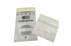 China 95kPa Specimen Bag With Zip Closure And Back Document Pocket supplier