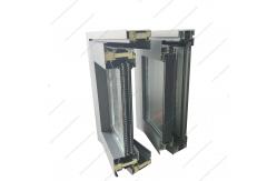 China Aluminum Sliding Glass Heat Insulation Profile Window Thermal Broken Bridge Structure Profile supplier