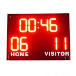 Easy Operation Controller Box LED Football Scoreboard with High Brightness Led for sale