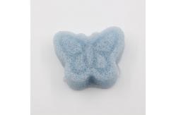 China Blue Gray Gently Exfoliating Konjac Sponge Soft Facial Cleansing Sponge supplier