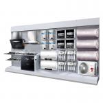Metal Home Appliances Display Rack For Showroom Air Handling Appliances Water Heater for sale