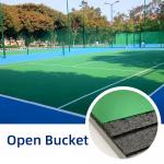 Cushion Surface Acrylic Tennis Court Floor Colorful 3mm Thickness for sale