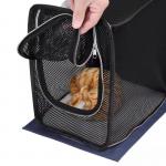 Portable Foldable Nylon Pet Travel Carrier Puppy Bag Expandable Multifunction