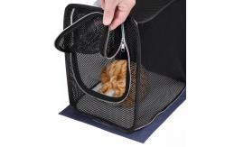 China Portable Foldable Nylon Pet Travel Carrier Puppy Bag Expandable Multifunction supplier