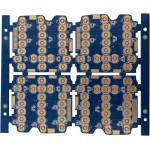 Fr4 Based Pcb Printed Circuit Board Keyboard Solermask Blue Android Mobile Phone for sale