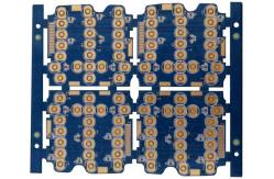 China Fr4 Based Pcb Printed Circuit Board Keyboard Solermask Blue Android Mobile Phone supplier