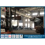 Overhead Transmission Electrical Power Pole , Customized Stainless Steel Pole for sale