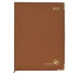 Annual Planner Brown Vertical Layout with Hourly Schedule And Corners for Easy Tracking for sale