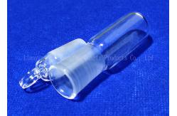 China Morse 6.5 Quartz Test Tube With Plug For Quartz Experiment supplier