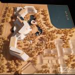 Mini Acrylic Architectural Models HSA 1:750 Aglile Hotel Custom for sale