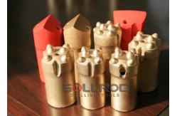 China Self Drilling Tools Tungsten Carbide Tapered Button Bits For Anchor Bar supplier