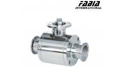 China Sanitary Quick Installation Ball Valve With Low Friction Coefficient supplier