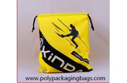 China 0.07mm LDPE Plastic Drawstring Bags For Underwear Packing supplier