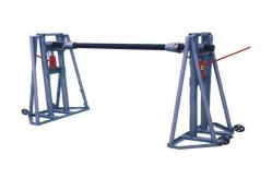 China 10 Ton Extension Cable Pulling Stand , Adjustable Hydraulic Cable Jack Stands supplier