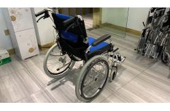 China Orange Lightweight Aluminum Manual Wheelchair 863L Fit Up Armrest supplier