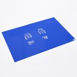 Entrance Door Dust Clean Pad 18*36inch Blue White 30 layer 3.5C Cleanroom Hot Antibacterial Sticky Mat for sale