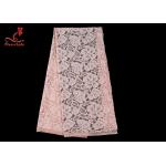 China Factory Wholesale Tricot Lace Fabric Luxury Elegant Allover for Apparels and Garment Dress for sale