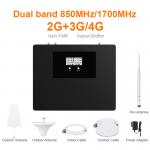 850MHz 1700MHz Dual Band Signal Booster Cellular Phone Repeater for sale