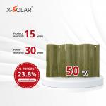 Curved Photovoltaic Solar Panel Tile Roof For Sustainable Building Solutions for sale