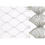 Sports Ground Galvanized Chain Link Fence Panel 2mm Diameter For Safety Protection for sale