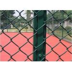 Pvc Coated Green Color Playground Q195 Chain Wire Mesh Fencing for sale