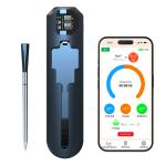 820FT Smart Wireless Meat Thermometer for Kitchen Cooking Outdoor Grilling Digital BBQ Thermometer Controlled by Phone APP for sale